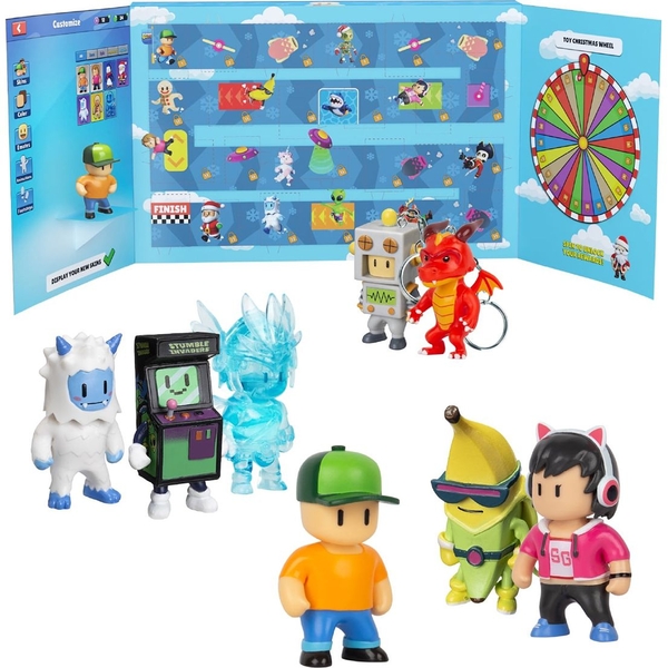 Игровой набор Stumble Guys W2 Адвент-календарь, 24 сюрприза (SG9205) - Pampik - 2