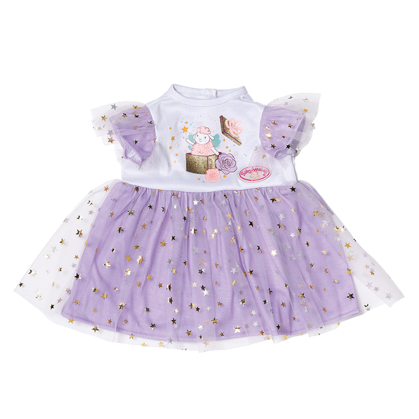 Одяг для ляльки Baby Annabell Бузкова сукня, 43 см (710296) - Pampik