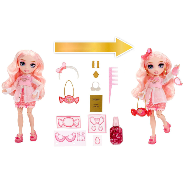 Ігровий набір з лялькою Rainbow High Creative Crystals Белла (121367) - Pampik - 2