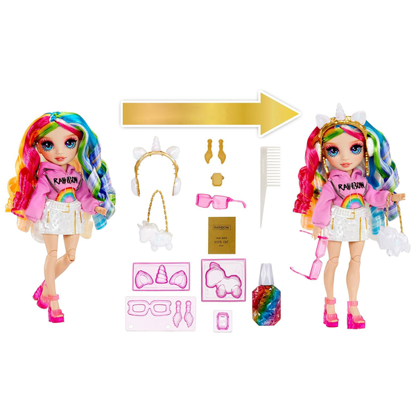 Ігровий набір з лялькою Rainbow High Creative Crystals Амая (121411) - Pampik - 2