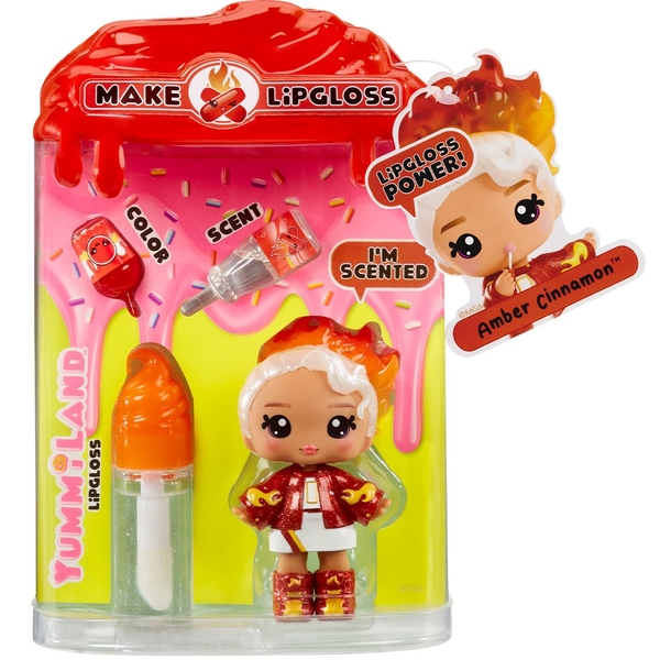 Ігровий набір з лялькою та блиском для губ Yummiland S2 Кориця Амбер (525615) - Pampik