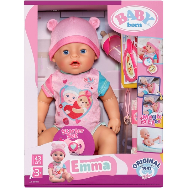 Лялька Baby Born Чарівна Емма, з аксесуарами, 43 см (834800) - Pampik