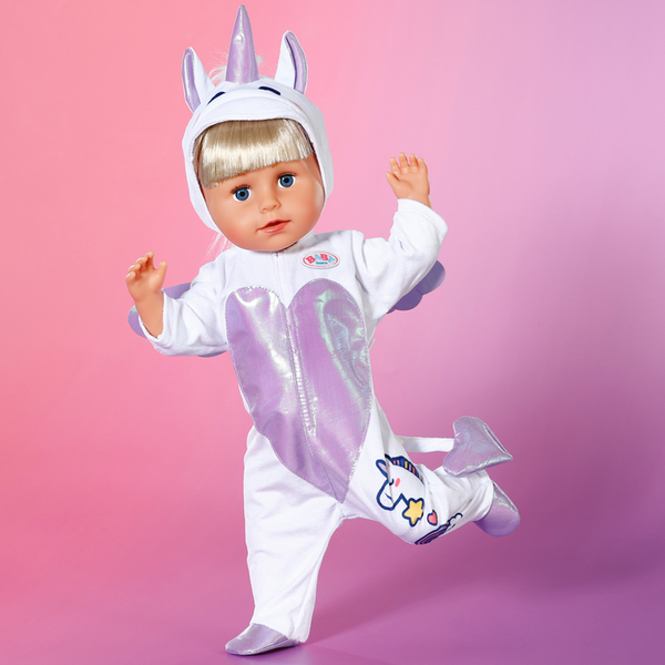 Одяг для ляльки Baby Born Комбінезон єдинорога, 43 см (838266) - Pampik - 8