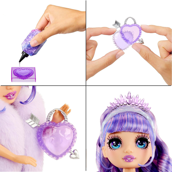 Ігровий набір з лялькою Rainbow High Creative Crystals Віолетта (121404) - Pampik - 8