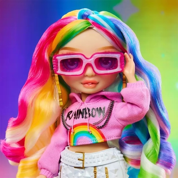 Ігровий набір з лялькою Rainbow High Creative Crystals Амая (121411) - Pampik - 11