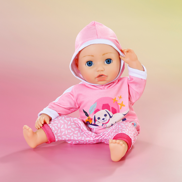 Набір одягу для ляльки Baby Born Рожевий спортивний костюм, 43 см (837313) - Pampik - 4