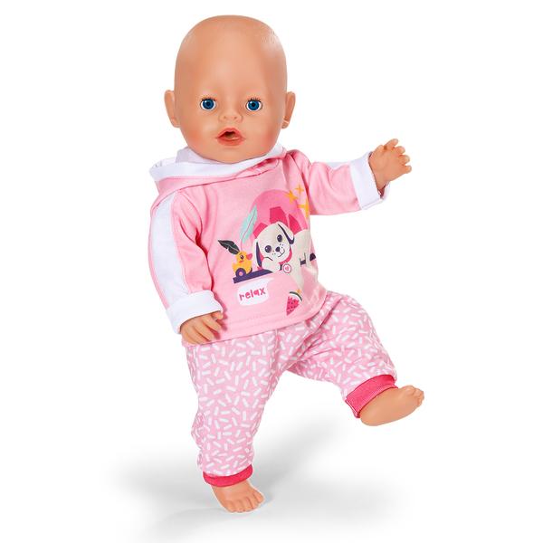 Набір одягу для ляльки Baby Born Рожевий спортивний костюм, 43 см (837313) - Pampik - 2