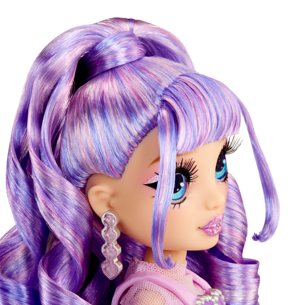 Ігровий набір з лялькою Rainbow High Creative Crystals Віолетта (121404) - Pampik - 6