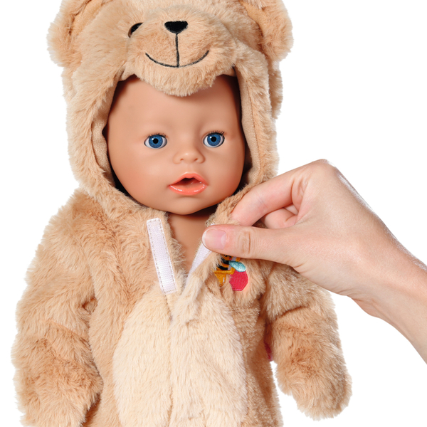 Одяг для ляльки Baby Born Комбінезон ведмедика, 43 см (836088) - Pampik - 4