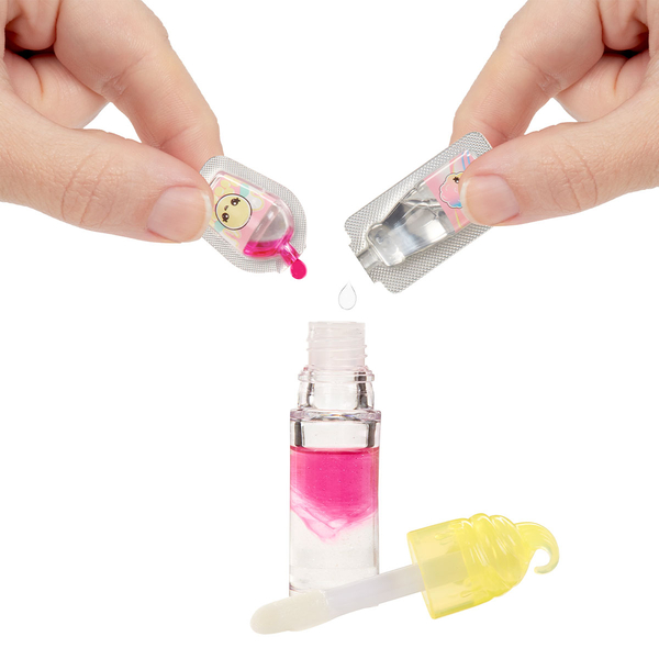 Игровой набор с куклой и блеском для губ Yummiland S2 Кенди Флафф (525462) - Pampik - 4