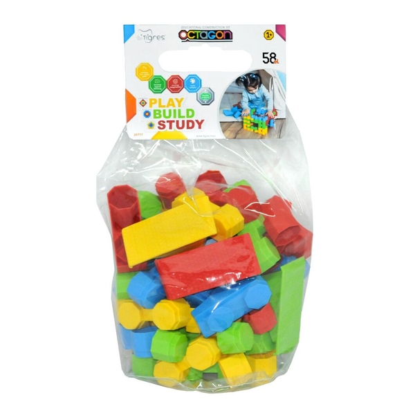 Конструктор Tigres Octagon, 58 элементов (39777) - Pampik