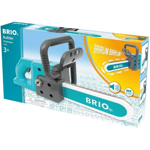 Детская бензопила Brio Builder на батарейках (34602) - Pampik