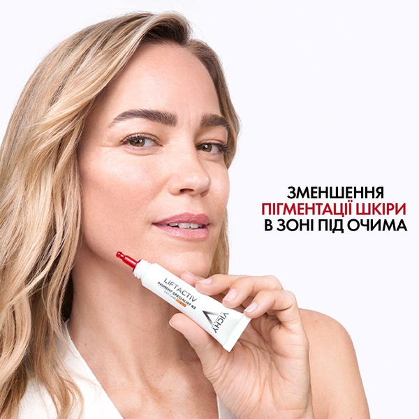 Антивіковий крем Vichy Liftactiv Pigment Specialist B3 Eye Cream SPF50+ для корекції пігментних плям та темних кіл у зоні навколо очей, 15 мл - Pampik - 6