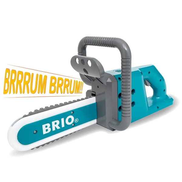 Детская бензопила Brio Builder на батарейках (34602) - Pampik - 4