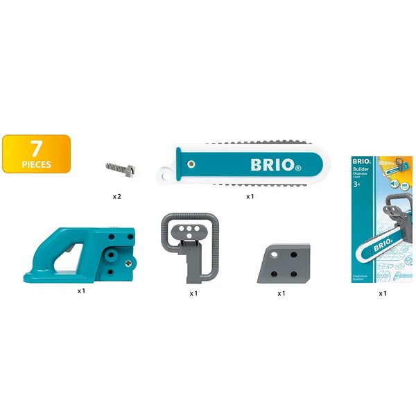 Детская бензопила Brio Builder на батарейках (34602) - Pampik - 7