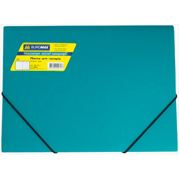 Папка на гумках Buromax Jombax А4, в асортименті (BM.3911-99) - Pampik - 2