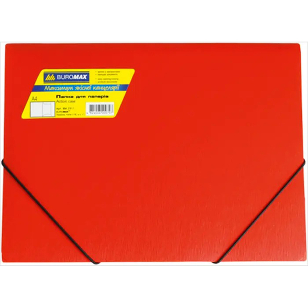 Папка на гумках Buromax Jombax А4, в асортименті (BM.3911-99) - Pampik - 4