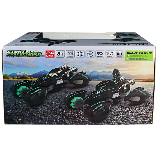 Автомобіль KS Drive Трюковий на р/в Lobster, 1:14, чорний (SL-432ABl) - Pampik - 17