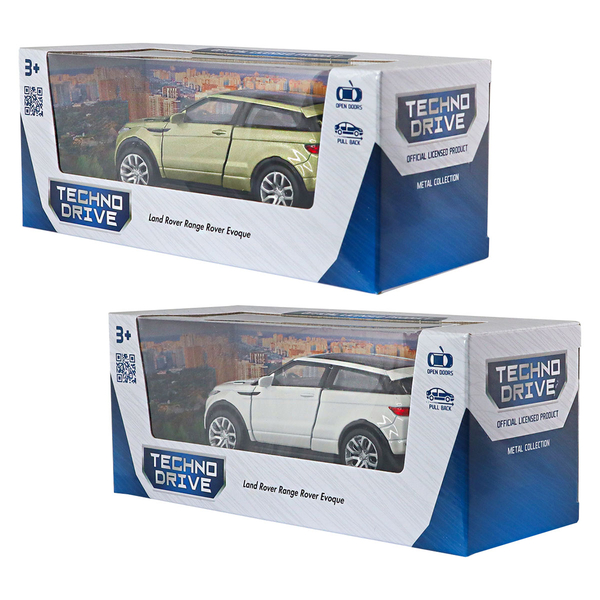 Автомодель TechnoDrive Land Rover Range Rover Evoque, 1 шт. в ассортименте (250388W) - Pampik - 13