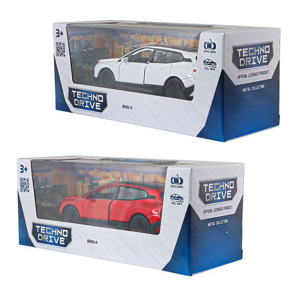 Автомодель TechnoDrive BMW iX, красный/белый (250380W) - Pampik - 14