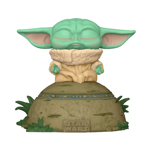Игровая фигурка Funko Pop! Deluxe Мандалорец – Малыш использует силу (58390) - Pampik