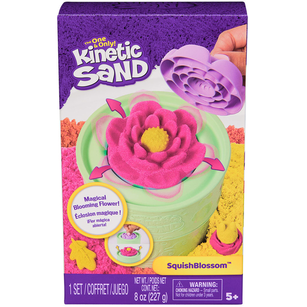 Набор песка для творчества Kinetic Sand Сказочные цветы, 2 цвета, 227 г (71677) - Pampik