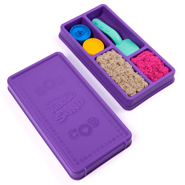 Набор песка для творчества Kinetic Sand Цветное печенье, 2 цвета, 227 г (71678) - Pampik - 2