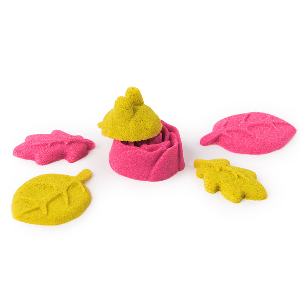 Набор песка для творчества Kinetic Sand Сказочные цветы, 2 цвета, 227 г (71677) - Pampik - 6