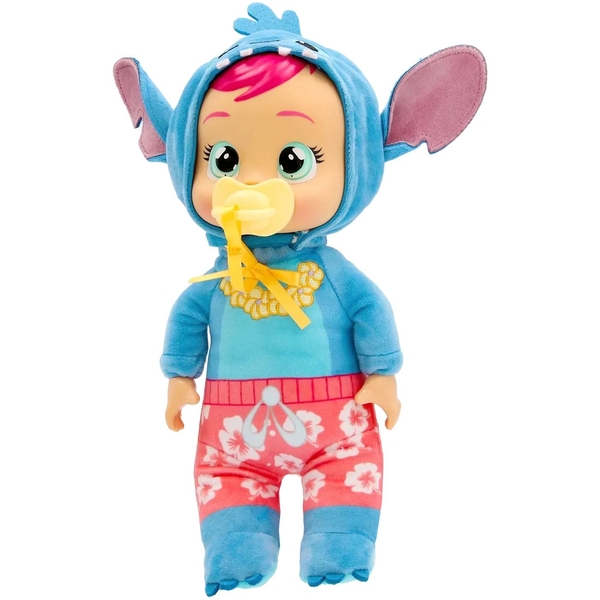 Лялька IMC Cry Babies Ніжні обійми Disney Плакса Стіч Гаваї, 25 см (925564) - Pampik - 4