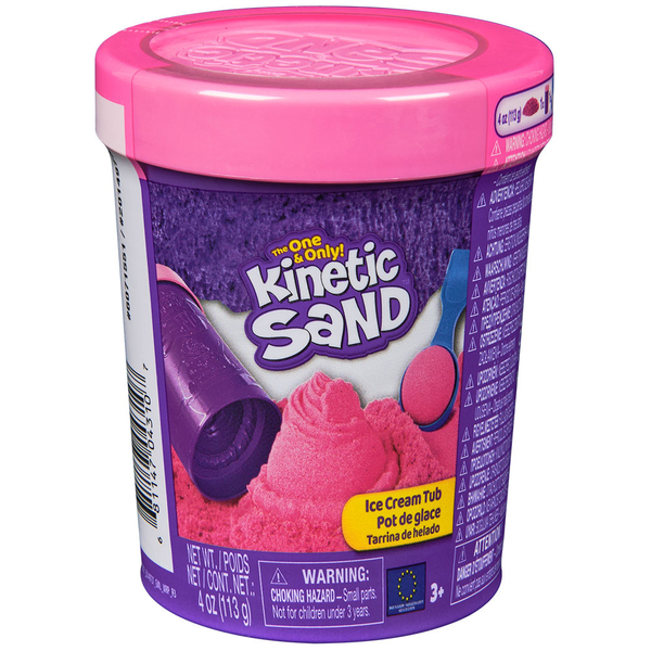 Набор песка для творчества Kinetic Sand Ведерко мороженого, 113 г (71679) - Pampik