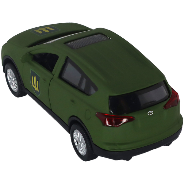 Автомодель TechnoDrive Шевроны Героев Toyota RAV4 Сухопутные войска ВСУ (KM6198M2) - Pampik - 5