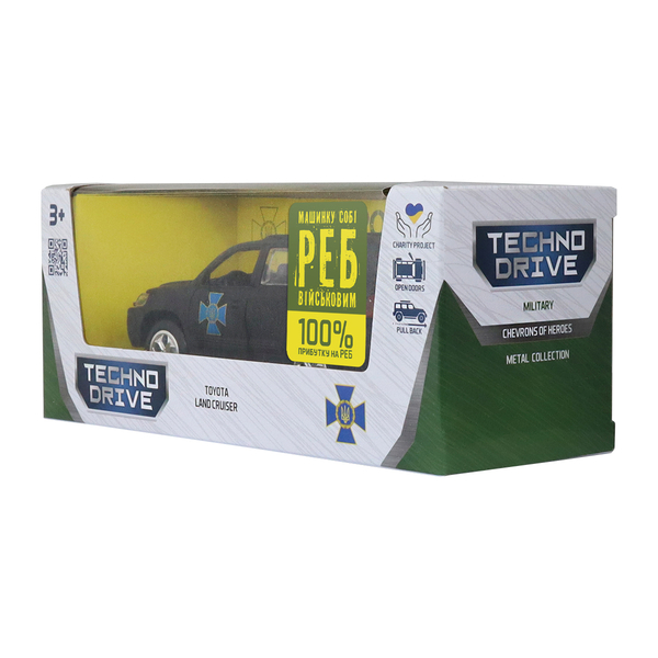 Автомодель TechnoDrive Шевроны Героев Toyota Land Cruiser ЦСО Альфа (KM6010SA) - Pampik - 14