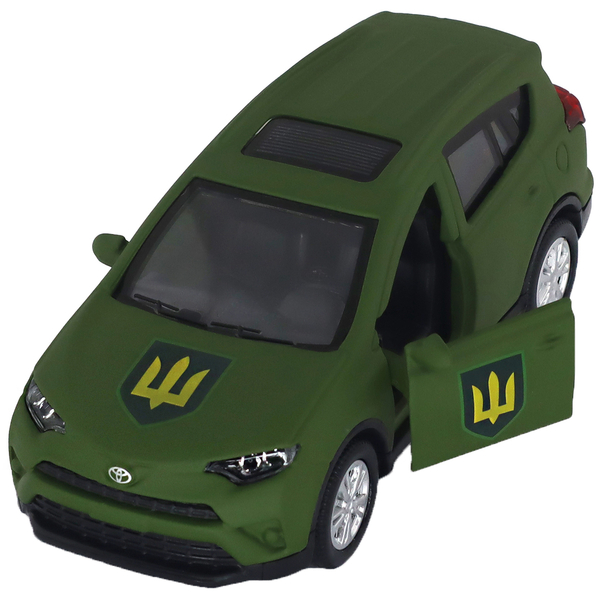 Автомодель TechnoDrive Шевроны Героев Toyota RAV4 Сухопутные войска ВСУ (KM6198M2) - Pampik - 9