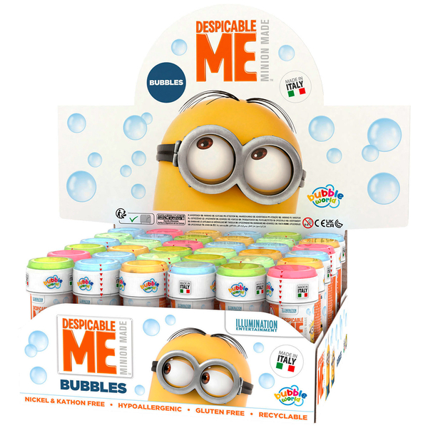 Мильні бульбашки Dulcop Bubble World Міньйони, 60 мл (103001110074) - Pampik - 3