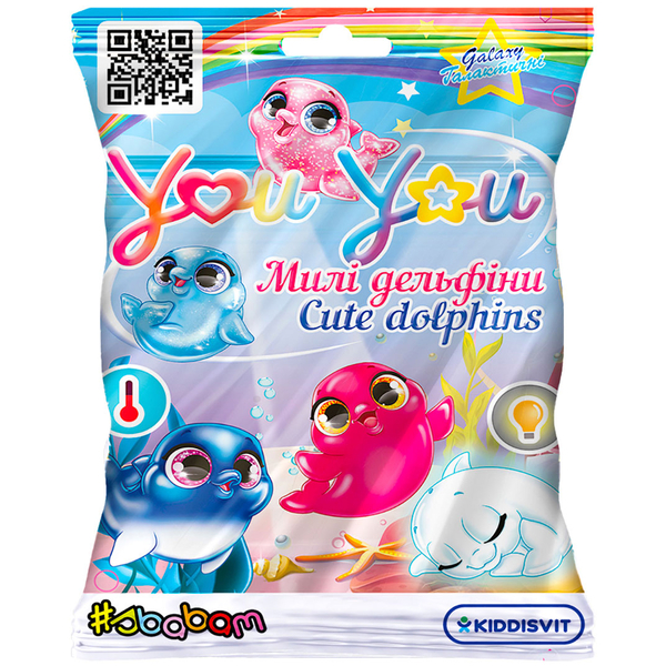 Колекційна фігурка-сюрприз #sbabam You You Милі дельфіни (58/CN21) - Pampik