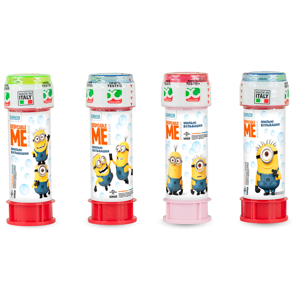 Мильні бульбашки Dulcop Bubble World Міньйони, 60 мл (103001110074) - Pampik - 2