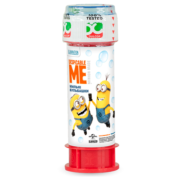Мильні бульбашки Dulcop Bubble World Міньйони, 60 мл (103001110074) - Pampik