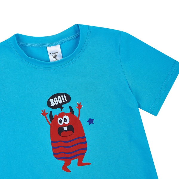 Футболка Garnamama Summer 2024 t-shirt 122-128 Голубой (920408.1279961) - Pampik - 3