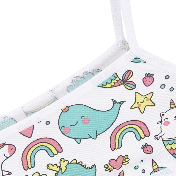 Ліф Garnamama Unicorn Crop Tops 134-140 Білий (921641.1212702) - Pampik - 3