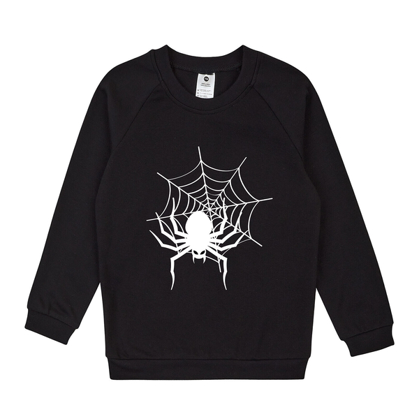 Реглан Garnamama Sweatshirt Spiders інтерлок 122 Чорний (976132.1333273) - Pampik