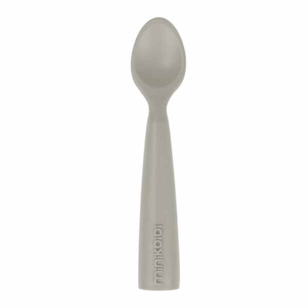 Ложка силиконовая MinikOiOi Scooper Powder Grey (101140004) - Pampik