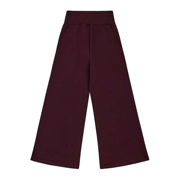 Спортивні штани на флісі Garnamama Oversize sport прямі 134 Бордовий (1042882.1407267) - Pampik - 3