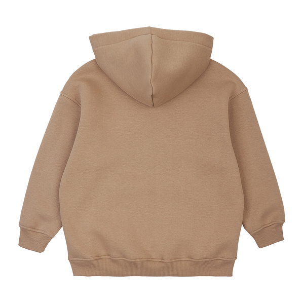 Спортивна кофта Garnamama Oversize sport zip на блискавці з капюшоном 158-164 Бежевий (1043369.1408203) - Pampik - 2