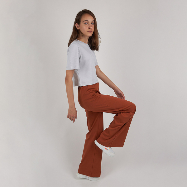 Брюки-палаццо Garnamama Lasting palazzo pants summer 152 Коричневый (996941.1353391) - Pampik - 2
