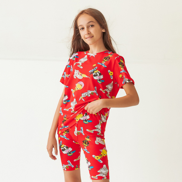 Футболка Garnamama Disney t-shirt 152 Червоний (923027.1282992) - Pampik