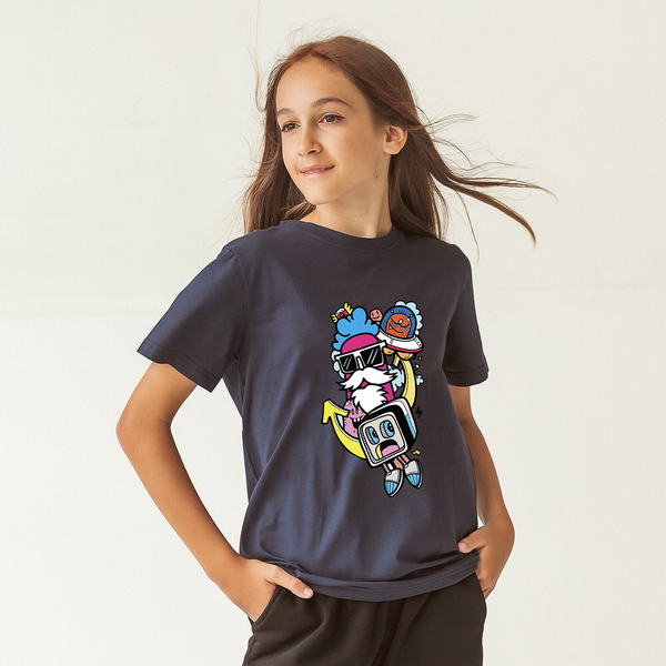 Футболка Garnamama Summer 2024 t-shirt 110-116 Синий (977199.1334413) - Pampik - 3