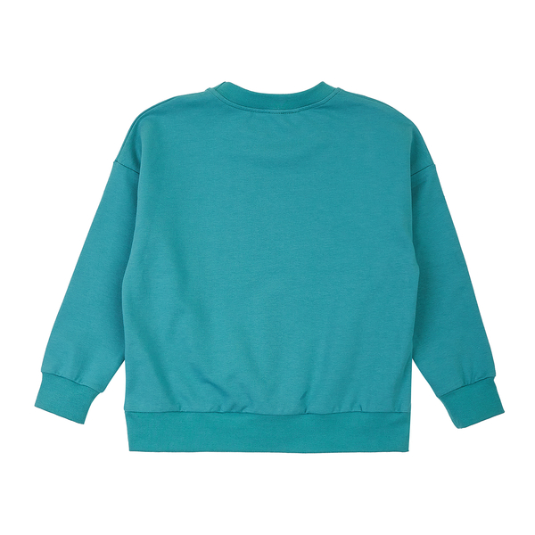 Світшот Garnamama Basic Sweatshirt 2-х нитка 122 Зеленый (1013219.1303605) - Pampik - 2