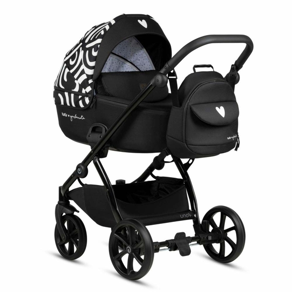 Универсальная коляска 2 в 1 Tutis UNO 5+ by Garbanota Bianco - Pampik - 2