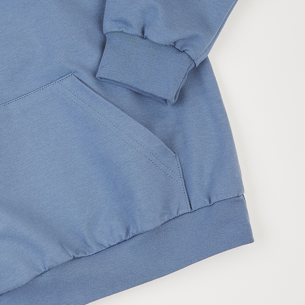 Худі Garnamama Basic Hoodie 2-х нитка 146 Голубой (1008881.11408817) - Pampik - 5