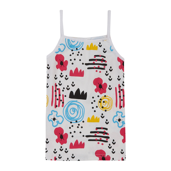Майка Garnamama UnicornI LOVE ART Vests 1 110-116 Білий (1035742.1400991) - Pampik